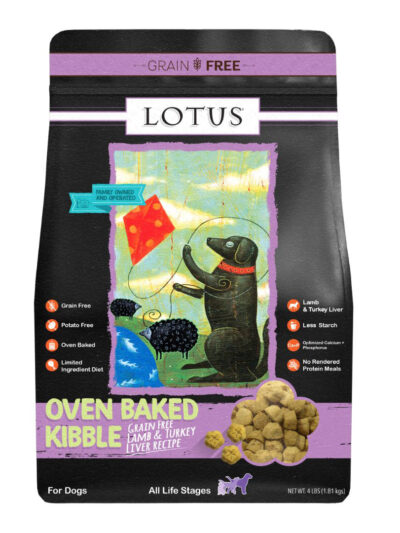 Lotus Dog Grain Free Lamb Turkey Liver 4Lb