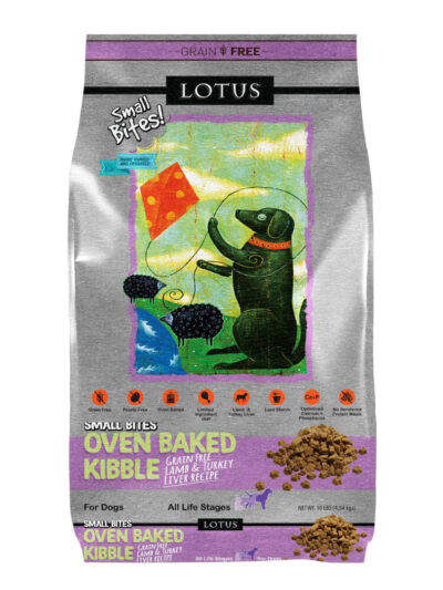 Lotus Dog Grain Free Small Bite Lamb Turkey 10Lb