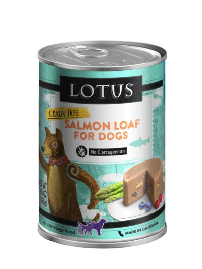 Lotus Dog Grain Free Loaf Salmon 12.5oz. (Case of 12)