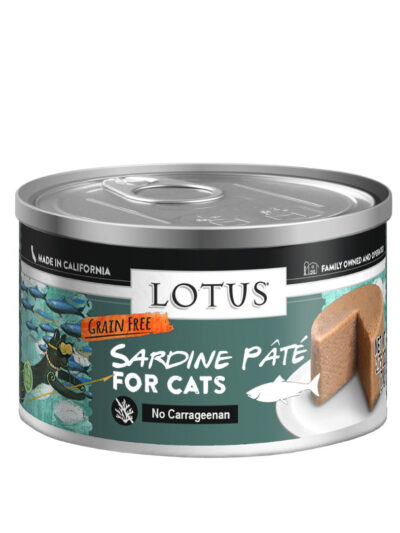 Lotus Cat Pate Grain Free Sardine 2.75oz.