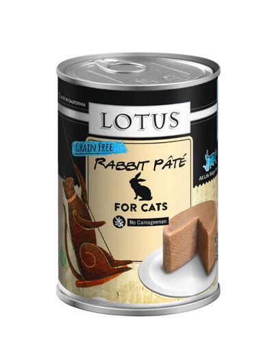 Lotus Cat Pate Grain Free Rabbit 12.5oz. (Case of 12)