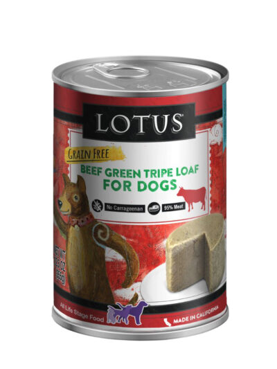Lotus Dog Grain Free Loaf Beef Tripe 12.5oz. (Case of 12)
