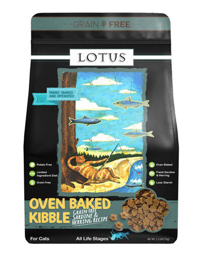 Lotus Cat Grain Free All Life Stages Sardine and Herring 2.2Lb