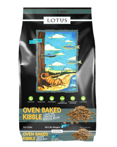 Lotus Cat Grain Free All Life Stages Sardine and Herring 11Lb