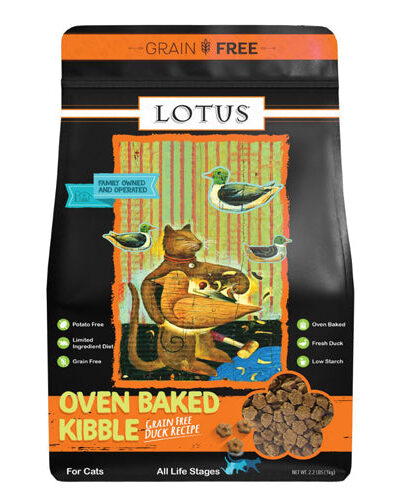 Lotus Cat Grain Free All Life Stages Duck 2.2Lb