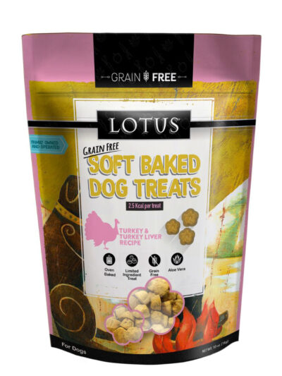 Lotus Dog Soft Baked Grian Free Turkey Liver 10oz.