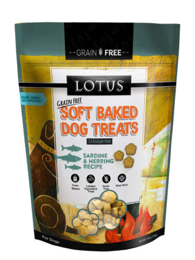 Lotus Dog Soft Baked Grain Free Sardine & Herring 10oz.