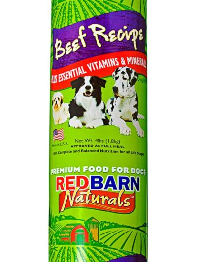 Redbarn Pet Products Dog Food Roll Beef 4lb