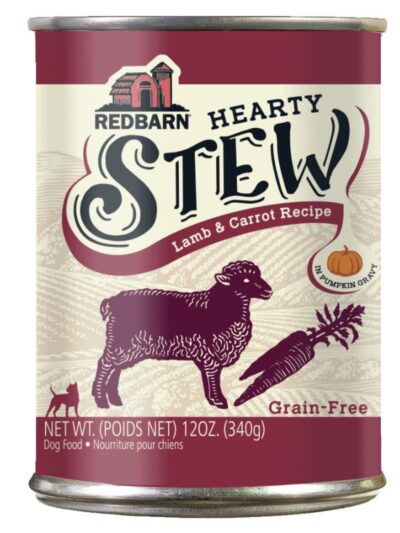 Redbarn Pet Products Hearty Stew All Life Stages Canned Dog Food Lamb & Carrot 12oz