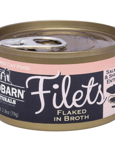 Redbarn Pet Products Filets Flaked in Broth Wet Cat Food Salmon & Shrimp 12ea/2.8 oz, 12 pk