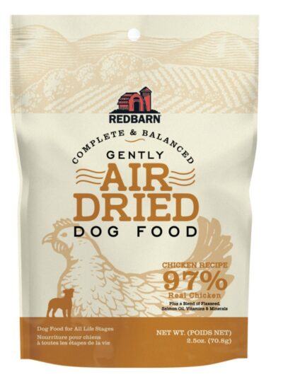 Redbarn Pet Products Gently Air Dried Trial Dog Food Chicken, 12ea/2.5oz.