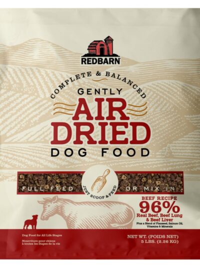 Redbarn Pet Products Complete & Balanced Air Dried Dog Food Beef, 1ea/5 lb
