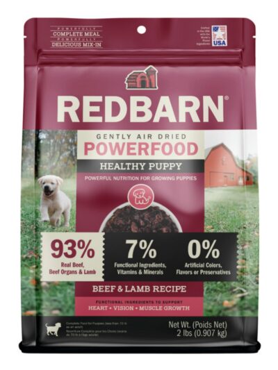 Redbarn Pet Products Gently Air Dried Powefood Healthy Puppy Beef & Lamb Dry Dog Food Beef & Lamb, 1ea/2 lb