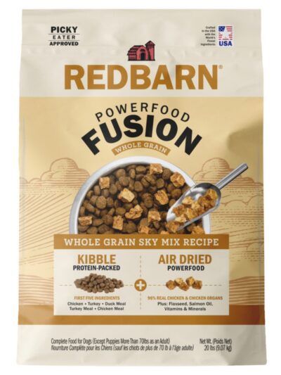 Redbarn Pet Products Powerfood Fusion Whole Grain Dry Dog Food Sky Mix Chicken, 1ea/20 lb