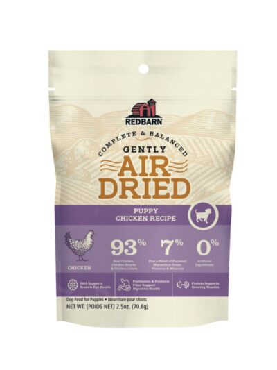 Redbarn Pet Products Air-Dried Puppy Food Chicken 2.5oz