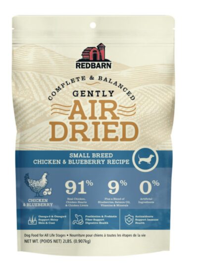 Redbarn Pet Products Air-Dried Small Breed Dog Food Chicken & Blueberry 2.5oz