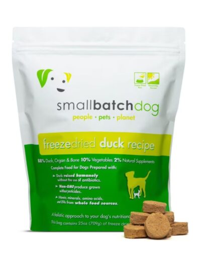 Smallbatch Dog Freeze Dried Slider Duck 25 oz (4 Per Case)