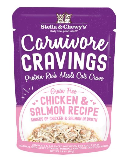 Stella and Chewys Carnivore Cravings Chicken and Salmon Recipe 2.8oz. (Case of 24)