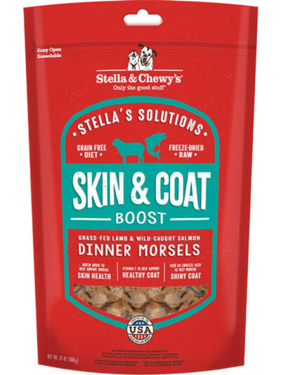 Stella and Chewys Solutions Skin and Coat Boost Freeze-Dried Duck 7.5oz.