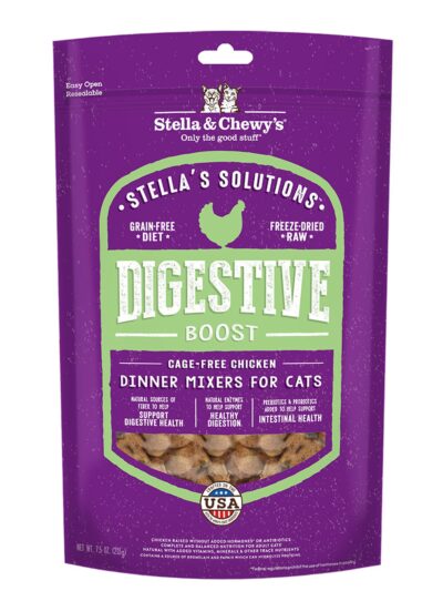 Stella and Chewys Solutions Digestive Boost Freeze-Dried Chicken 7.5oz.