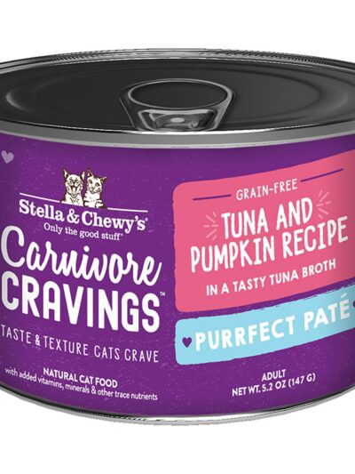Stella and Chewys Cat Carnivore Cravings Pate Tuna 5.2Ooz. (Case of 24)
