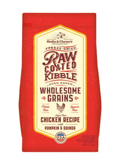 Stella and Chewys Dog Raw Coated Wholesome Puppy Chicken Pumpkin Quinoa 3.5Lb**