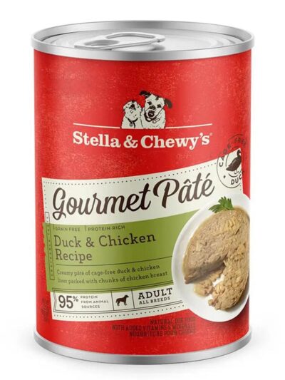 Stella And Chewys Dog Gourmet Pate Duck And Chicken 12.5oz. (Case of 12)