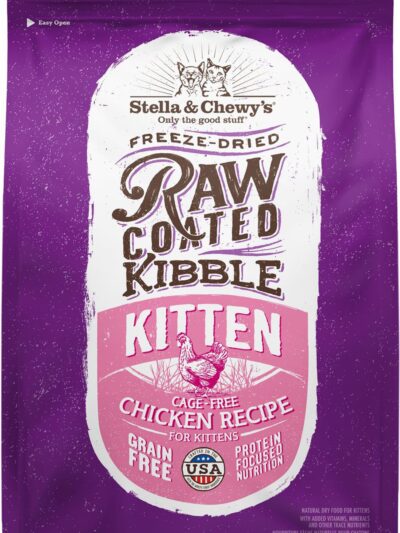 Stella and Chewys Cat Raw Coated Kitten Cage Free Chicken 5Lb**