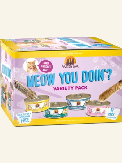 Weruva Cat Meow Ya Doin 5.5oz. Variety Pack (Case of 12)