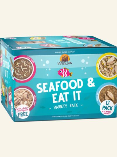 Weruva Cat Seafood and Eat It! Variety Pack 5.5oz. (Case of 12)