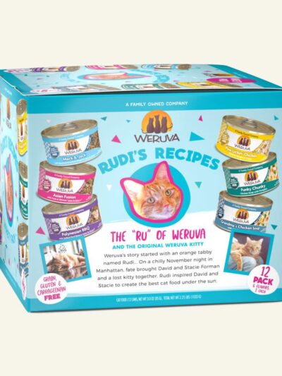 Weruva Cat Rudis Recipes Variety Pack 3oz. (Case of 12)
