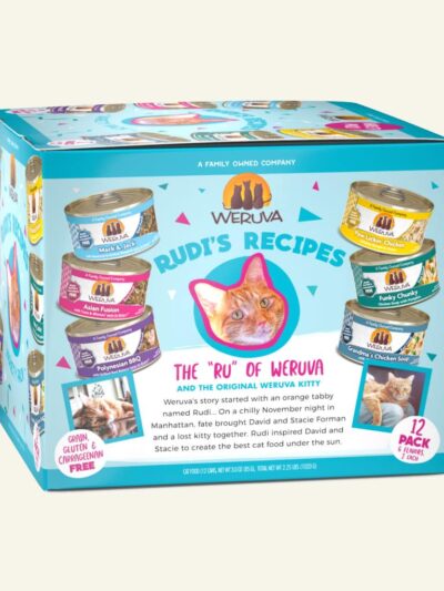 Weruva Cat Rudis Recipe 3oz. Variety Pack (Case of 12)