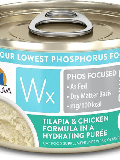 Weruva Cat Wx Tilapia & Chicken Puree 3oz. (Case of 12)
