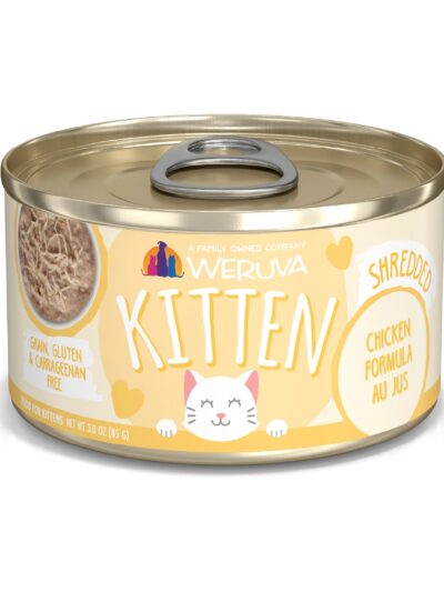 Weruva Cat Kitten Chicken Au Jus 3oz. (Case of 12)