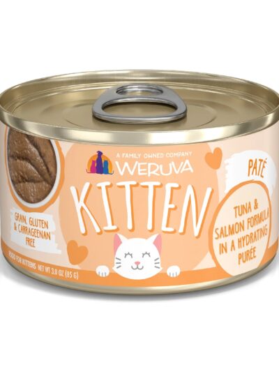 Weruva Cat Kitten Puree Tuna Salmon 3oz. (Case of 12)