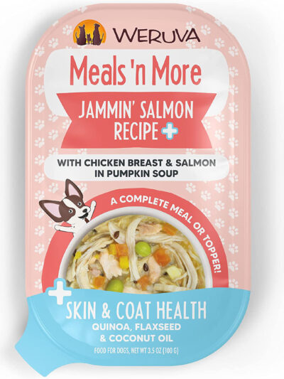 Weruva Dog Meals N More Jammin Salmon Cup 3.5oz. (Case of 12)