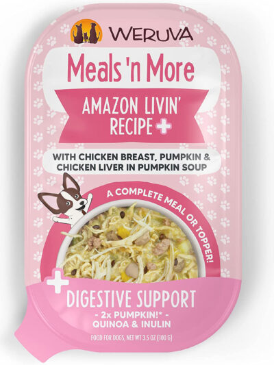 Weruva Dog Meals N More Amazon Livin Cup 3.5oz. (Case of 12)