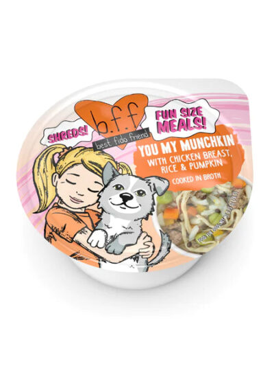 Bff Dog You My Munchkin Chicken Rice & Pumpkin Cup 2.7oz. (Case of 12)