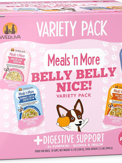 Weruva Dog Meals N More Belly Belly Nice Variety 3.5oz.  (Case of 10)
