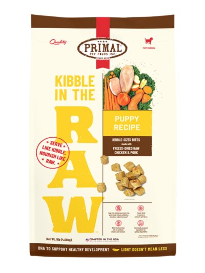 Primal Dog Freeze-Dried Kibble In The Raw Puppy 9Lb