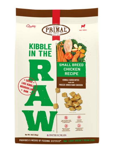 Primal Dog Freeze-Dried Kibble In The Raw Small Breed 4Lb
