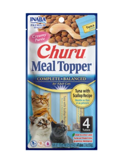Inaba Churu Meal Topper C 2oz./6 Tuna Scallop