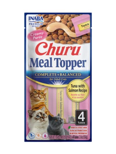 Inaba Churu Meal Topper C 2oz./6 Tuna Salmon