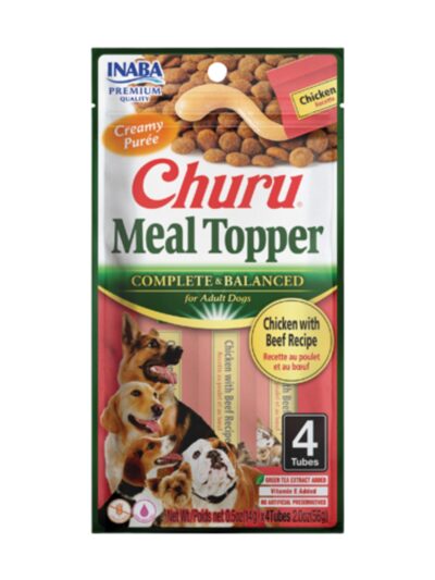 Inaba Churu Meal Topper D 2oz./6 Chicken Beef