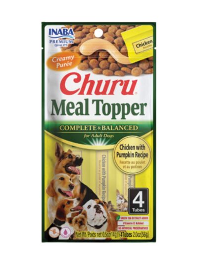 Inaba Churu Meal Topper D 2oz./6 Chicken Pmpkn