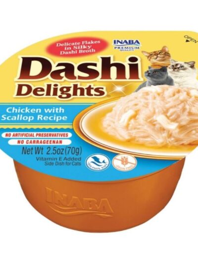 Inaba Dashi Delights Flakes In Broth Chicken/Scallop 2.5oz. (Case of 6)