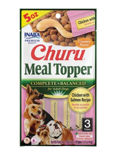 Inaba Churu Meal Topper D 5.07oz./6 Chicken Slmn