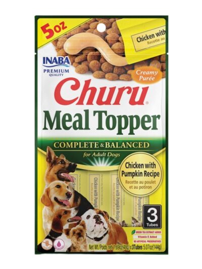 Inaba Churu Meal Topper D 5.07oz./6 Chicken Pmpkn