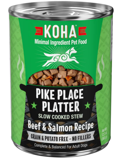 Koha Dog Grain Free Pike Place Stew 12.7oz. (Case of 12)