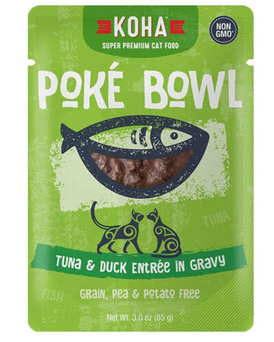 Koha Cat Grain Free Pok Tuna and Duck 3oz.(Case of 24)